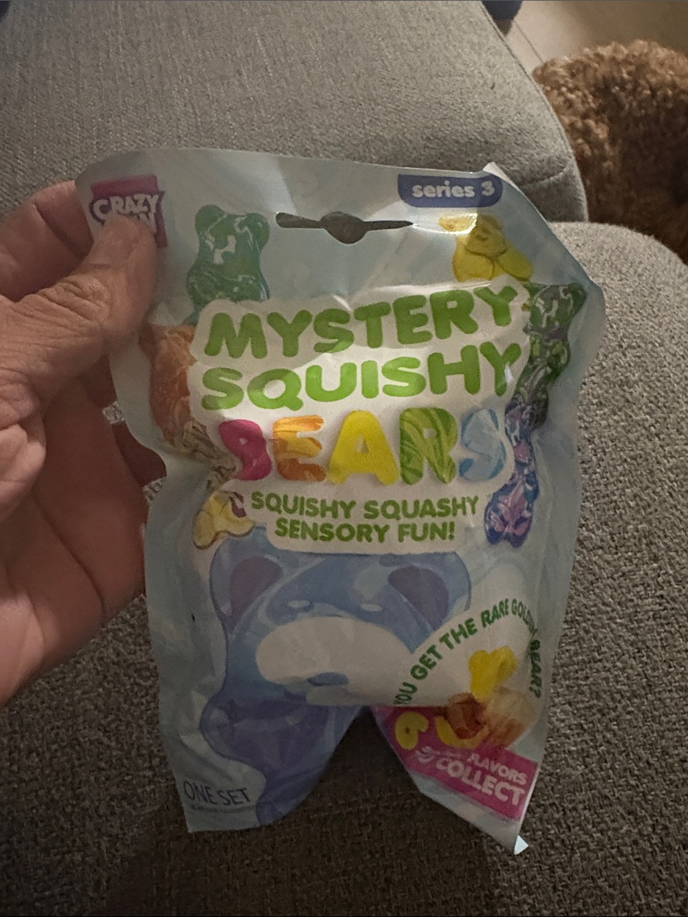 Mystery Squishy Bear - Blue